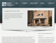 Tablet Screenshot of mga-law.com